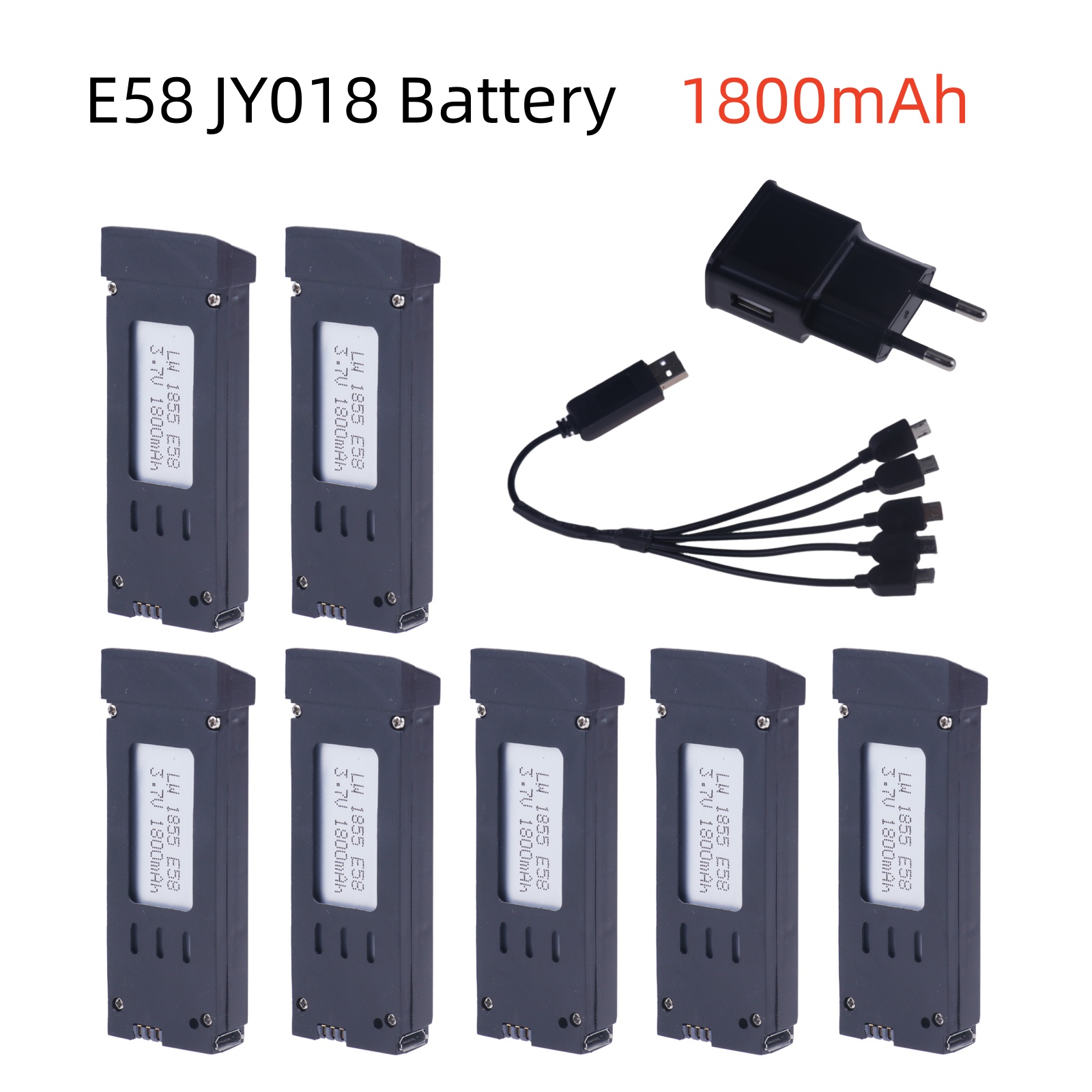 Eachine Drone E58 - Batterie au Lithium pour Drone RC