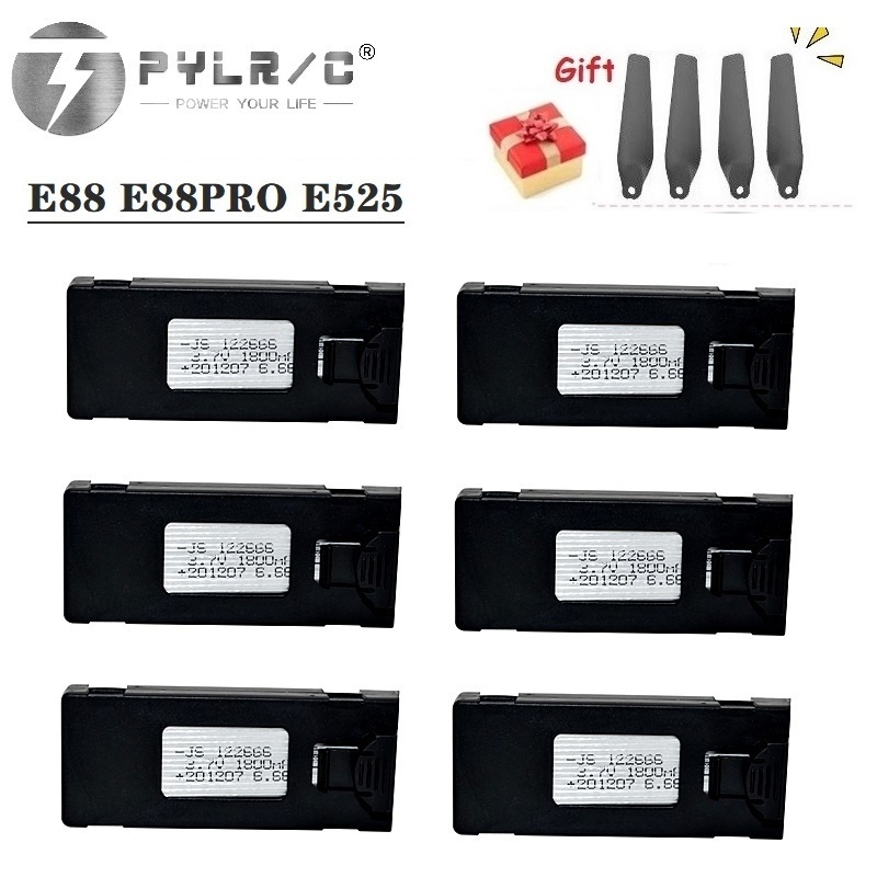 1/2/3/5/10 pièces 3.7V 1800Mah - Eachine Drone E58 avis et prix