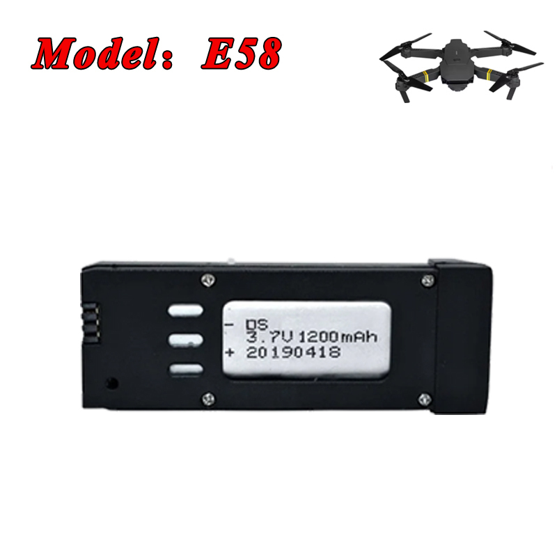 Batterie Lipo 3.7V 1200mAh 180 - Eachine Drone E58 avis et prix